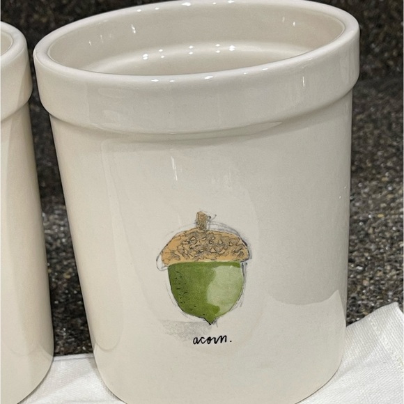 Rae Dunn Harvest/Fall Utensil Caddy and Platter - Picture 3 of 12